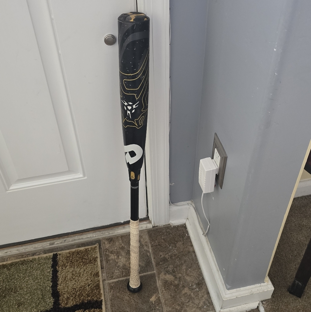 Black and Gold Baseball Bat